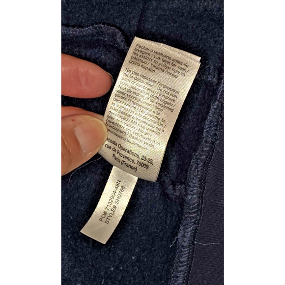 Lacoste Navy Full-Zip Hoodie - Picture 6 of 7
